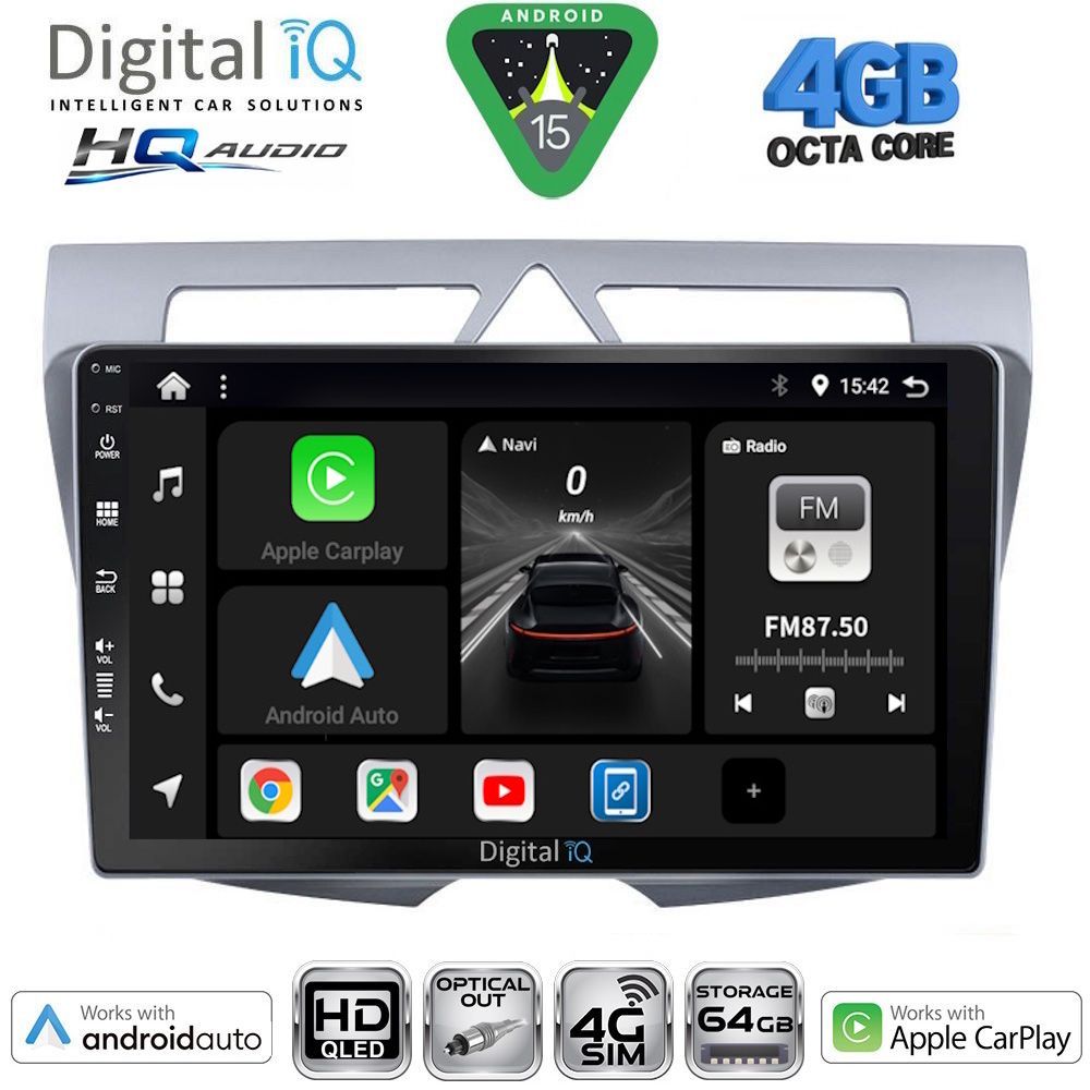 BXK19307-15 DIGITAL IQ BXK 19307_CPAA (9inc) MULTIMEDIA TABLET for KIA PICANTO mod. 2008-2011 - Image 1