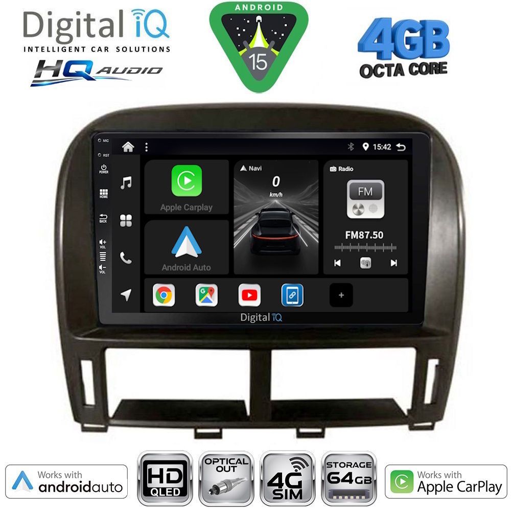 BXK19343-15 DIGITAL IQ BXK 19343_CPAA (9inc) MULTIMEDIA TABLET for LEXUS LS 430 – XF 430 mod. 2000-2006 - Image 1
