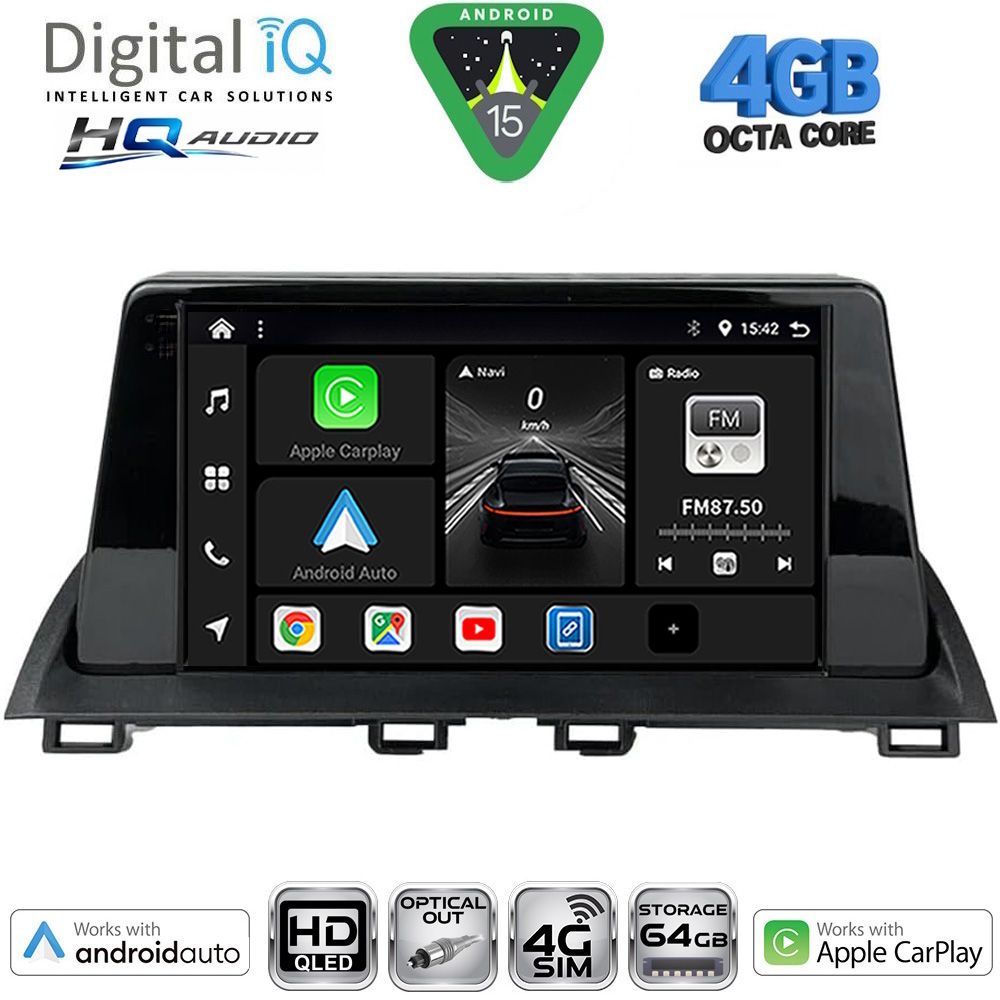BXK19367_15 DIGITAL IQ BXK 19367_CPAA (9inc) MULTIMEDIA TABLET for MAZDA 3 mod. 2014-2019 - Image 1