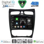 DIGITAL IQ BXK 19406_CPAA (9inc) MULTIMEDIA TABLET for MERCEDES CLK (W209) mod. 2000-2004