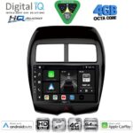 DIGITAL IQ BXK 19430_CPAA (10inc) MULTIMEDIA TABLET for MITSUBISHI ASX mod. 2009-2020 - PEUGEOT 4008 mod. 2012-2018