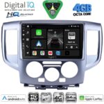 DIGITAL IQ BXK 19458SL_CPAA (9inc) MULTIMEDIA TABLET for NISSAN NV 200 mod. 2009-2020 (SILVER)