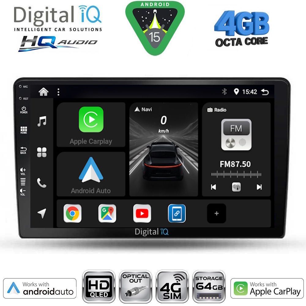 BXK19476-15 DIGITAL IQ BXK 19476_CPAA (10inc) MULTIMEDIA TABLET for NISSAN XTRAIL mod. 2004-2007 - Image 1