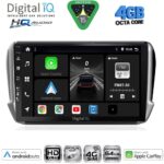 DIGITAL IQ BXK 19508_CPAA (10inc) MULTIMEDIA TABLET for PEUGEOT 208-2008 mod. 2012-2021