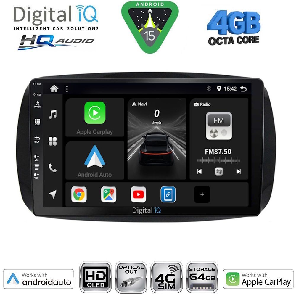 BXK19623-15 DIGITAL IQ BXK 19623_CPAA (9inc) MULTIMEDIA TABLET SMART mod. 2016-2024 - Image 1