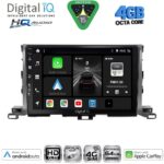 DIGITAL IQ BXK 19700_CPAA (10inc) MULTIMEDIA TABLET for TOYOTA HIGHLANDER mod. 2014-2019