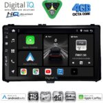 DIGITAL IQ BXK 19703_CPAA (9inc) MULTIMEDIA TABLET for TOYOTA AURIS mod. 2015-2021 – AYGO X mod. 2022-2026 – COROLLA mod. 2017-2019