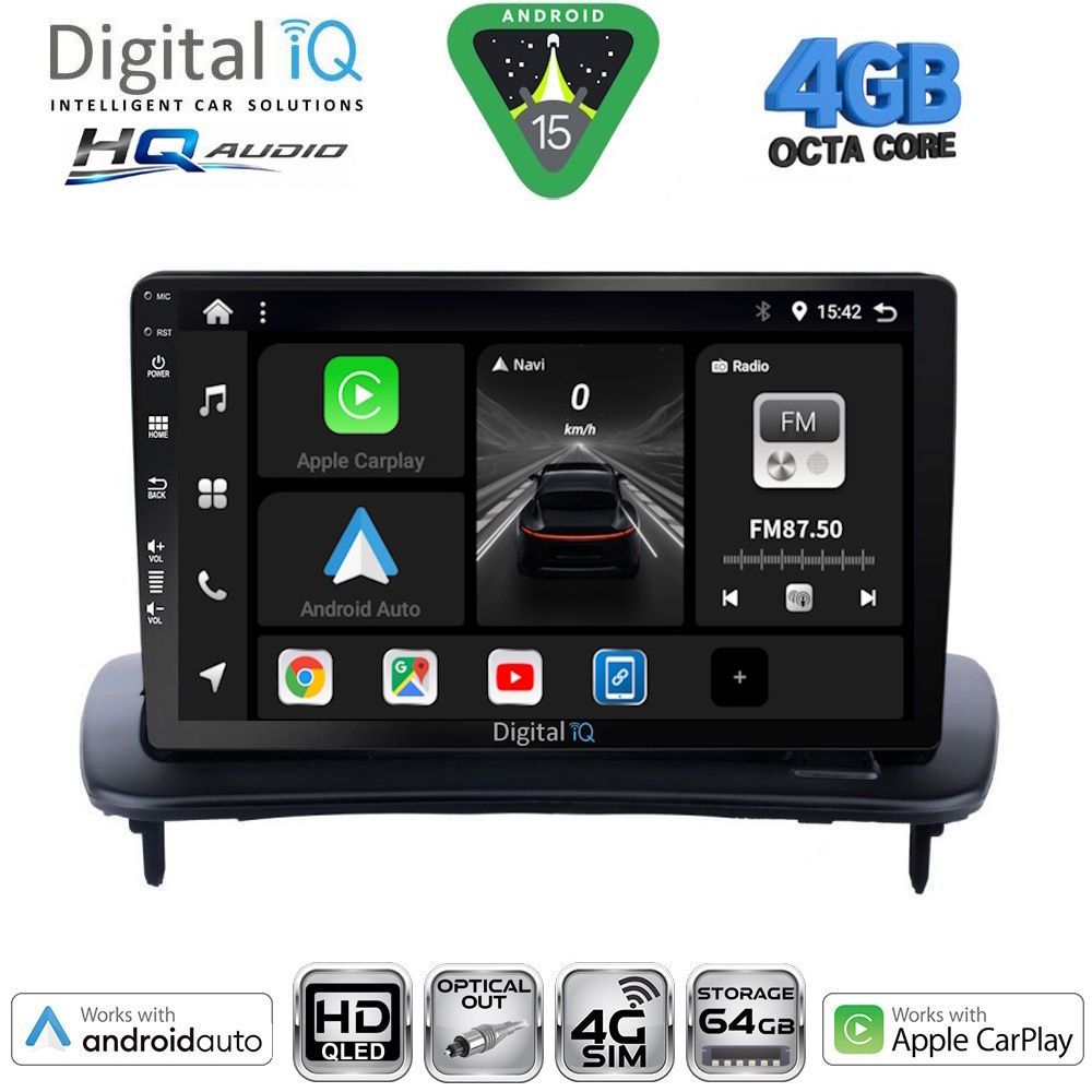 BXK19783-15 DIGITAL IQ BXK 19783_CPAA (9inc) MULTIMEDIA TABLET for VOLVO C30 - S40 mod. 2004-2013 - Image 1