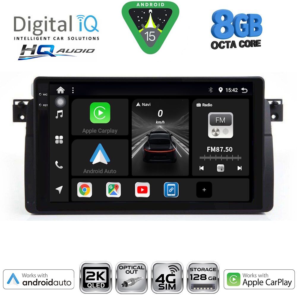 BXK20042_15_ DIGITAL IQ BXK 20042_CPAA (9inc) MULTIMEDIA TABLET for BMW E46 mod. 1998-2005 - Image 1