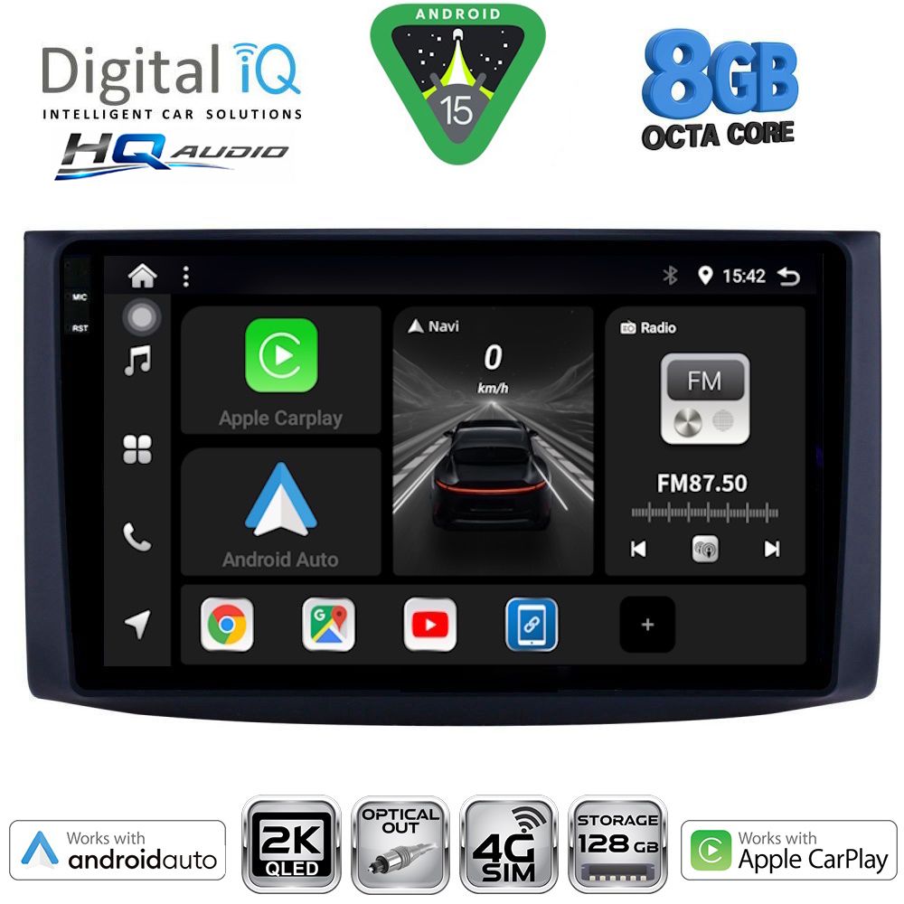 BXK20072_15_ DIGITAL IQ BXK 20072_CPAA (9inc) MULTIMEDIA TABLET for CHEVROLET AVEO mod. 2006-2010 - Image 1