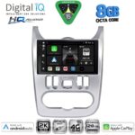 DIGITAL IQ BXK 20101SL_CPAA (9inc) MULTIMEDIA TABLET for DACIA DUSTER – LOGAN – SANDERO mod. 2006-2012 (SILVER)