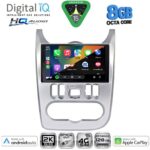 DIGITAL IQ BXK 20101SL_CPAA (9inc) MULTIMEDIA TABLET for DACIA DUSTER – LOGAN – SANDERO mod. 2006-2012 (SILVER) - Image 2
