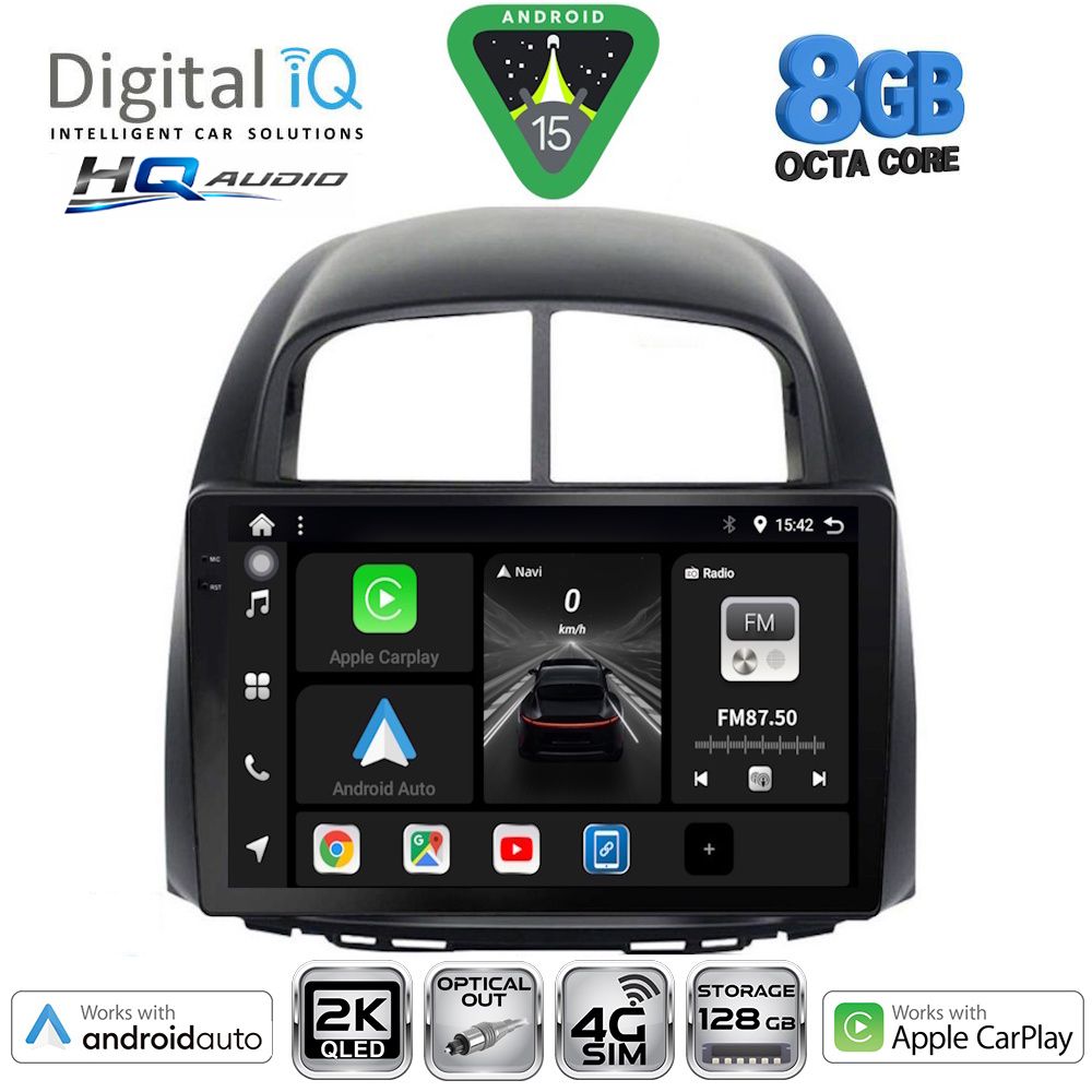BXK20124_15_ DIGITAL IQ BXK 20124_CPAA (10inc) MULTIMEDIA TABLET for DAIHATSU SIRION mod. 2006-2012 - Image 1