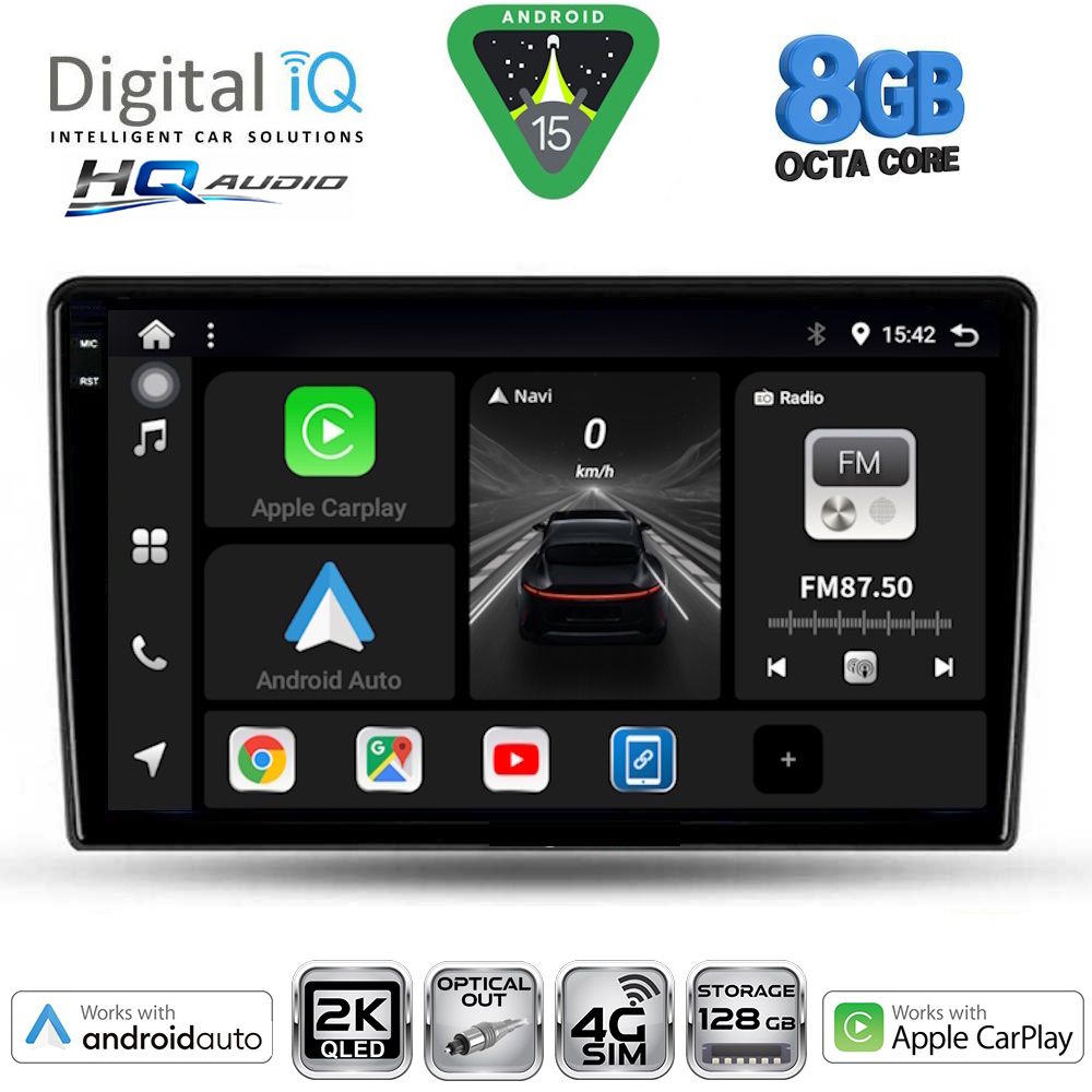 BXK20155_15 DIGITAL IQ BXK 20155_CPAA (10inc) MULTIMEDIA TABLET for FORD FIESTA mod. 2018-2025 - Image 1