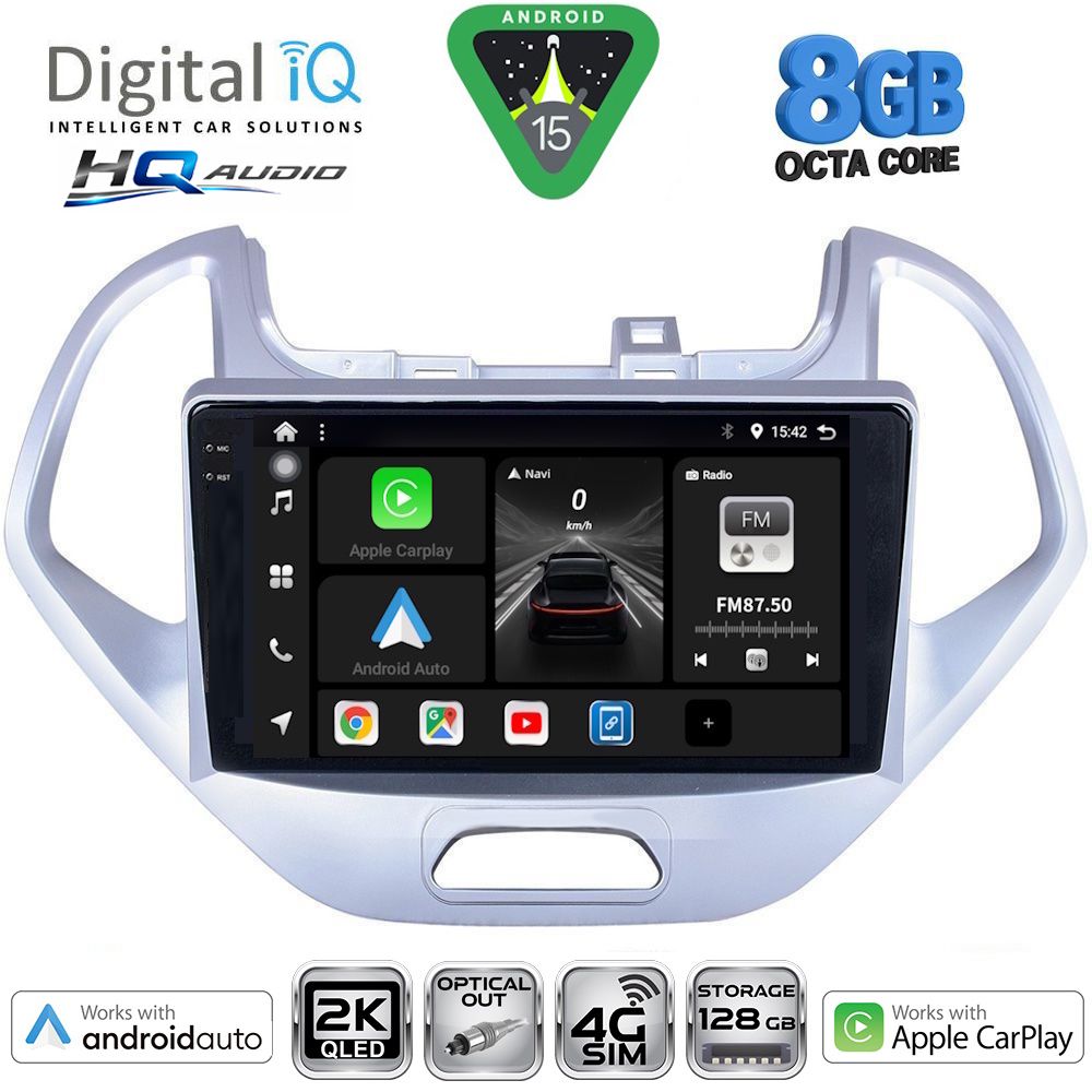 BXK20167LO_15 DIGITAL IQ BXK 20167LO_CPAA (9inc) MULTIMEDIA TABLET for FORD KA mod. 2017-2024 - Image 1