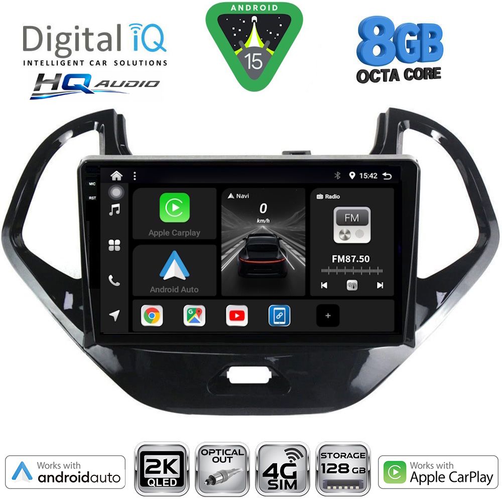 BXK20167_15 DIGITAL IQ BXK 20167SH_CPAA (9inc) MULTIMEDIA TABLET for FORD KA mod. 2017-2024 - Image 1