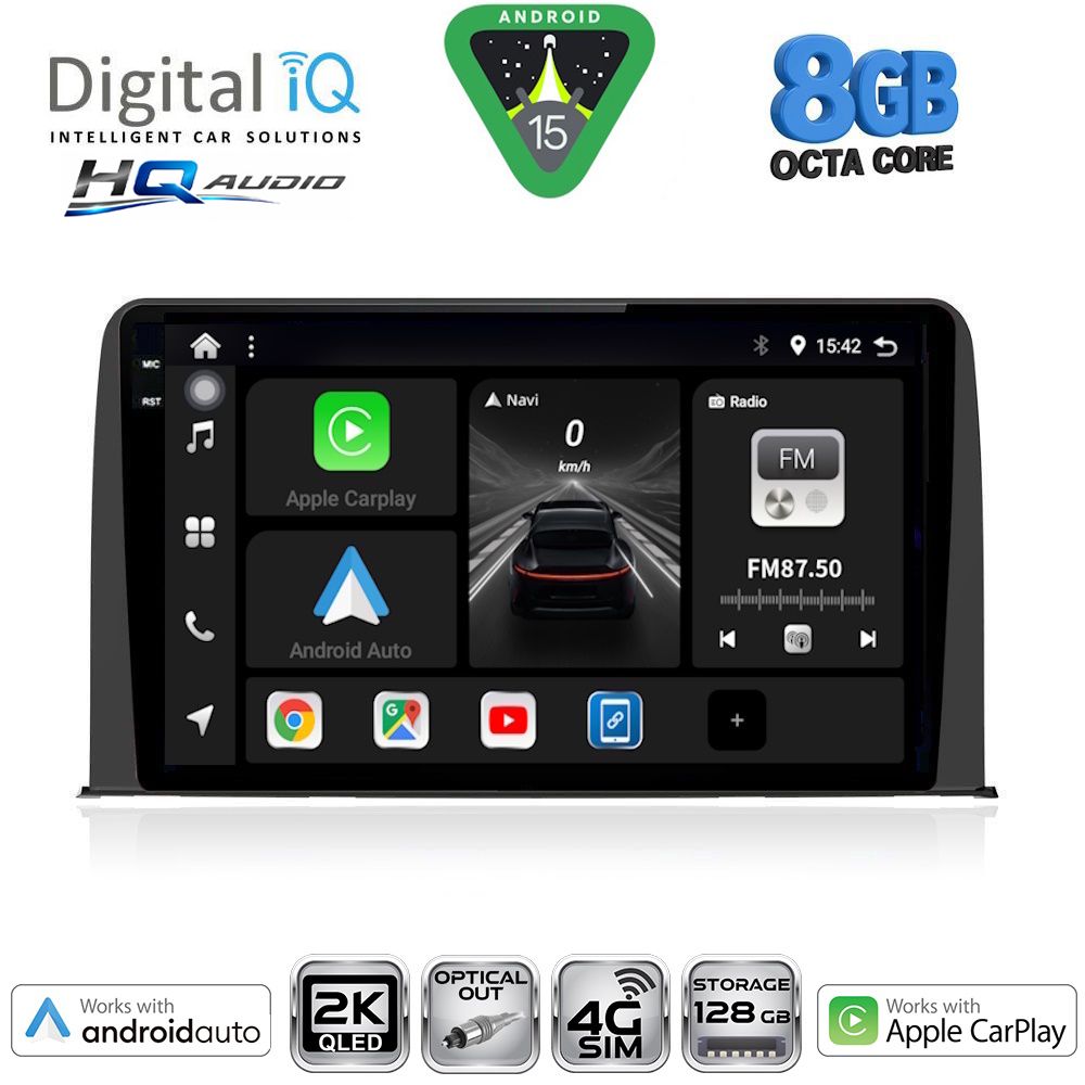 BXK20199_15 DIGITAL IQ BXK 20199_CPAA (10inc) MULTIMEDIA TABLET for HONDA CRV mod. 2017-2023 - Image 1