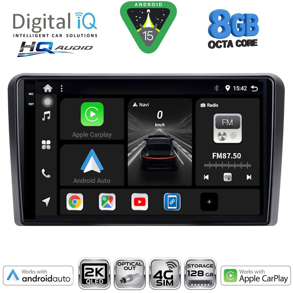 BXK20213_15 DIGITAL IQ BXK 20213_CPAA (10inc) MULTIMEDIA TABLET for HONDA JAZZ mod. 2019-2026 - Image 1