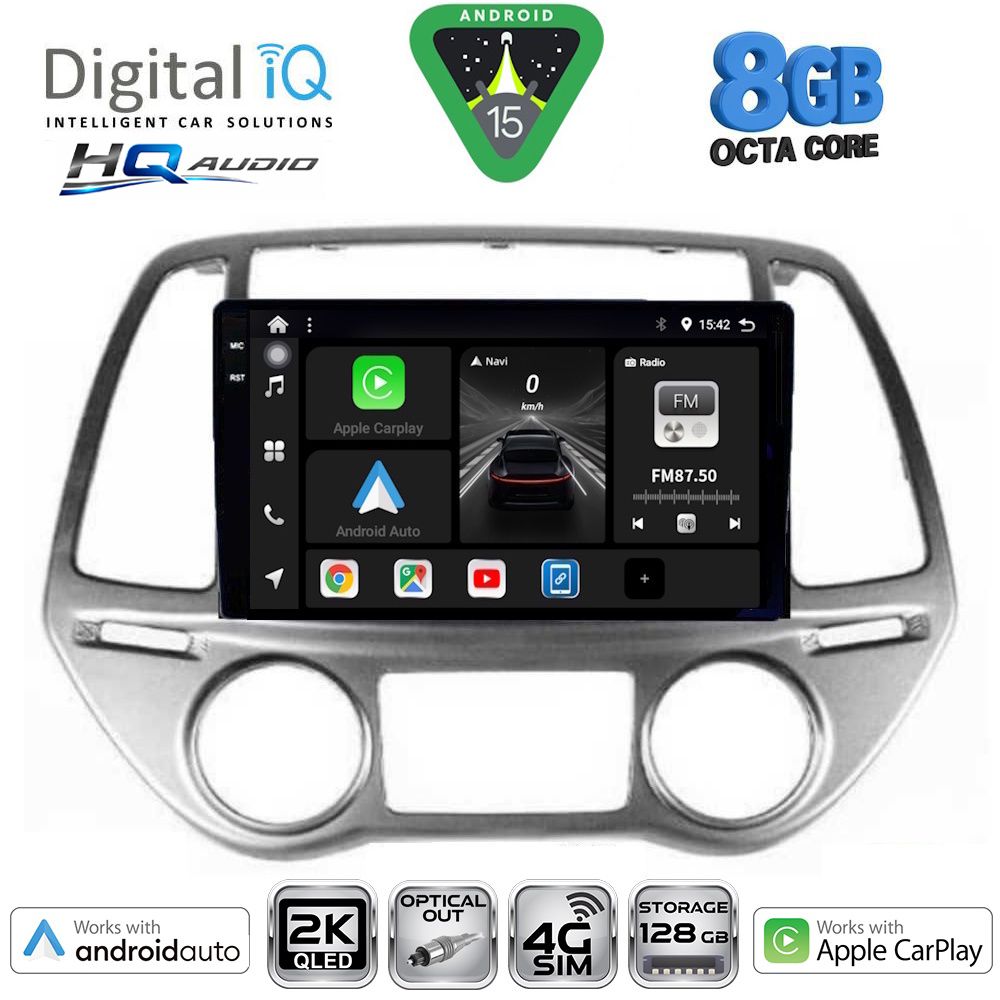 BXK20227CL_15 DIGITAL IQ BXK 20227_CPAA CLIMA (9inc) MULTIMEDIA TABLET for HYUNDAI i20 mod. 2008-2012 - Image 1