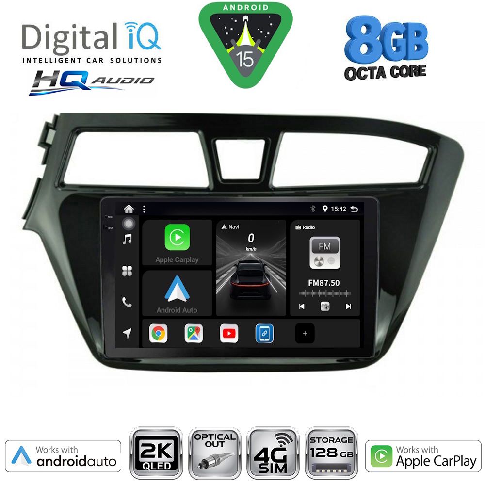 BXK20229_15 DIGITAL IQ BXK 20229_CPAA (9inc) MULTIMEDIA TABLET for HYUNDAI i20 mod. 2014-2018 - Image 1