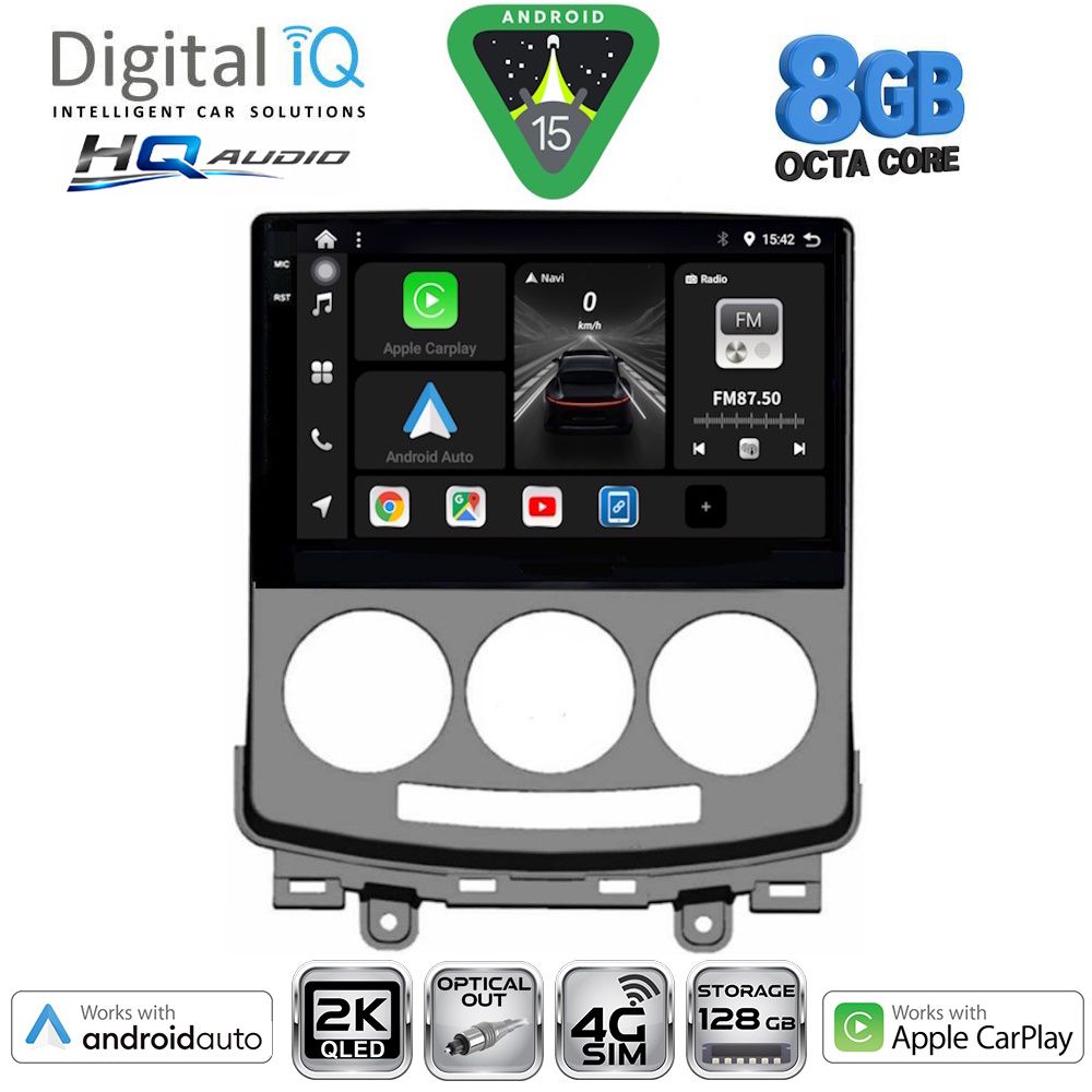BXK20370_15 DIGITAL IQ BXK 20370_CPAA (9inc) MULTIMEDIA TABLET for MAZDA 5 mod. 2004-2010 - Image 1