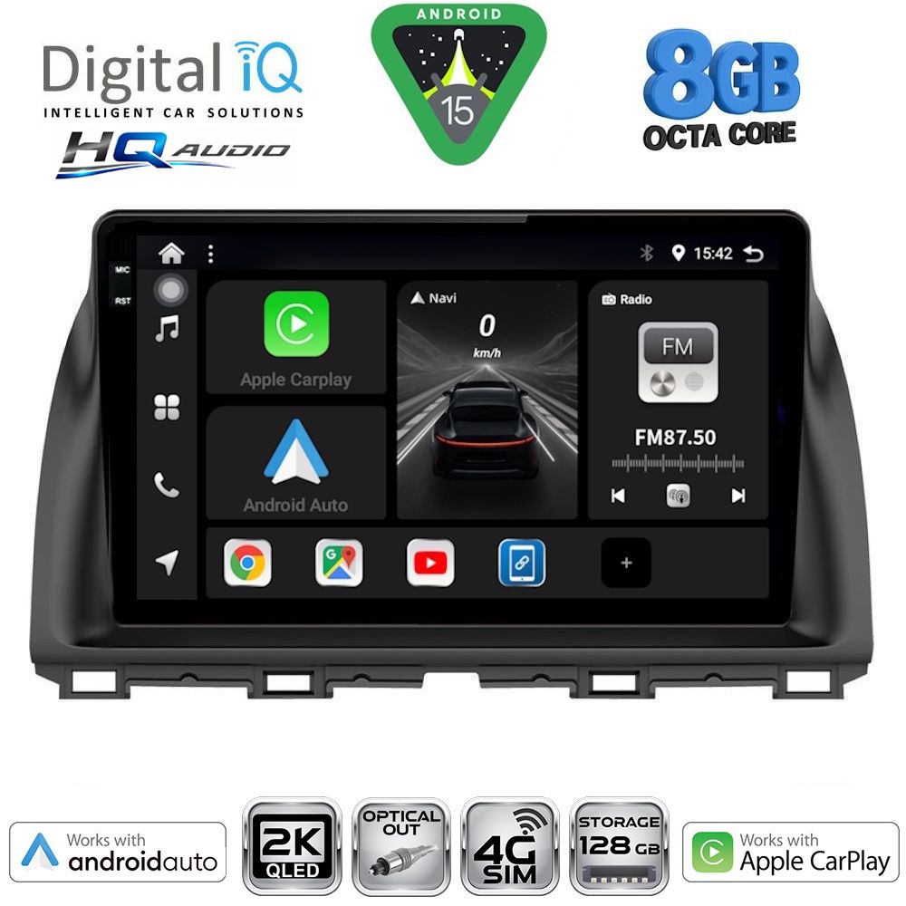 BXK20380_15 DIGITAL IQ BXK 20380_CPAA (10inc) MULTIMEDIA TABLET for MAZDA CX5 mod. 2013-2017 - Image 1