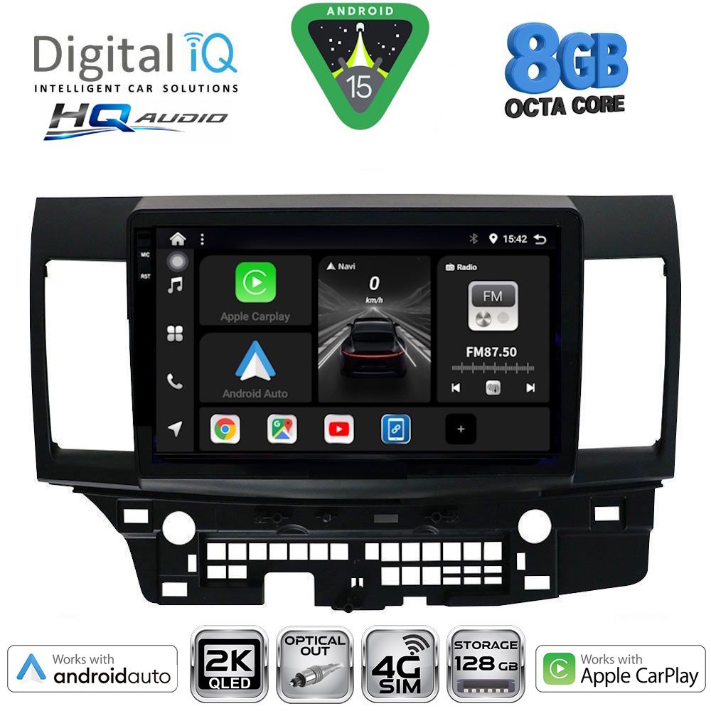BXK20434_15 DIGITAL IQ BXK 20434_CPAA (10inc) MULTIMEDIA TABLET for MITSUBISHI LANCER mod. 2008-2017 - Image 1