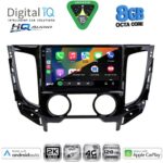 DIGITAL IQ BXK 20437_CPAA A/C (9inc) MULTIMEDIA TABLET for MITSUBISHI L200 mod. 2015-2019 with A/C - Image 2