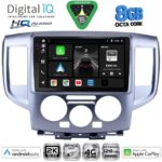 DIGITAL IQ BXK 20458SL_CPAA (9inc) MULTIMEDIA TABLET for NISSAN NV 200 mod. 2009-2020 (SILVER)