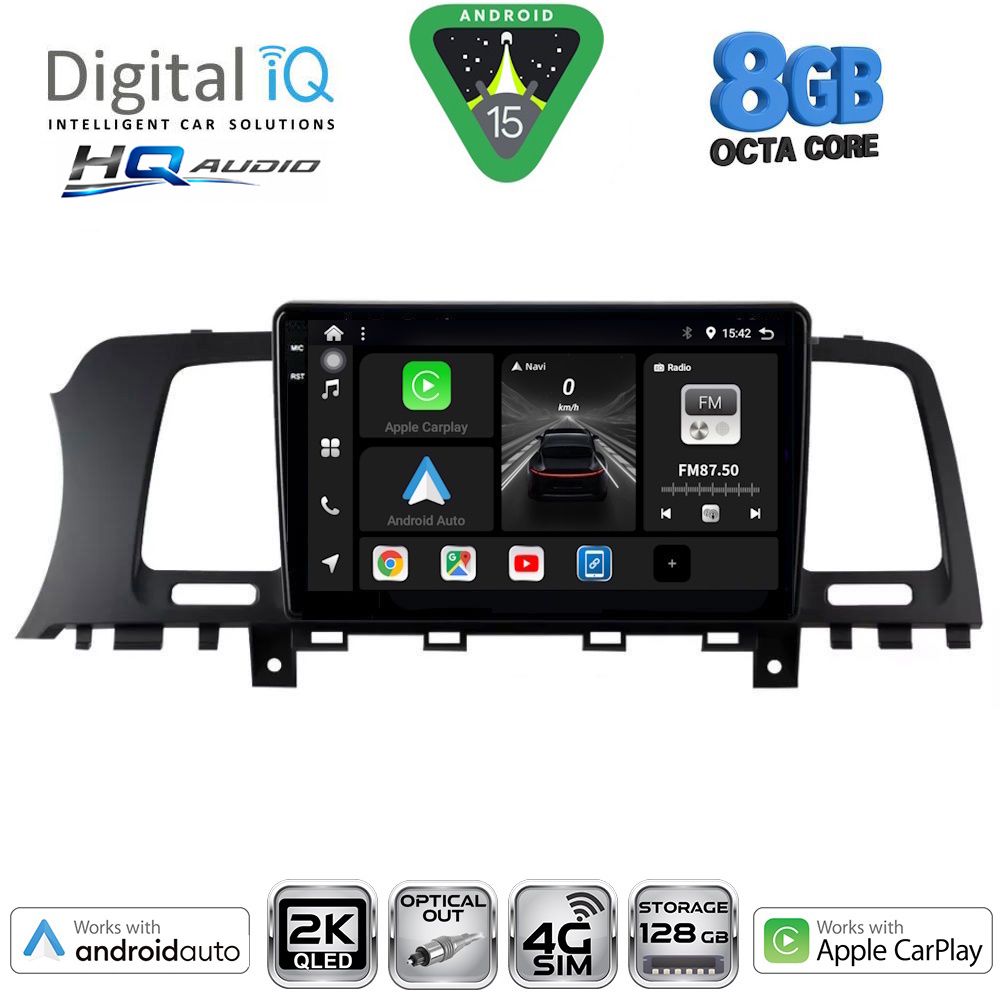 BXK20462_15 DIGITAL IQ BXK 20462_CPAA (9inc) MULTIMEDIA TABLET for NISSAN MURANO mod. 2007-2014 - Image 1