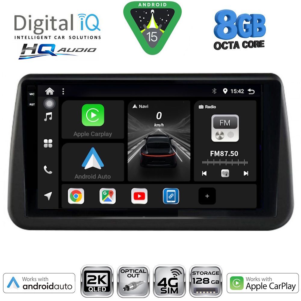 BXK20494_15 DIGITAL IQ BXK 20494_CPAA (9inc) MULTIMEDIA TABLET for OPEL MERIVA mod. 2010-2017 - Image 1
