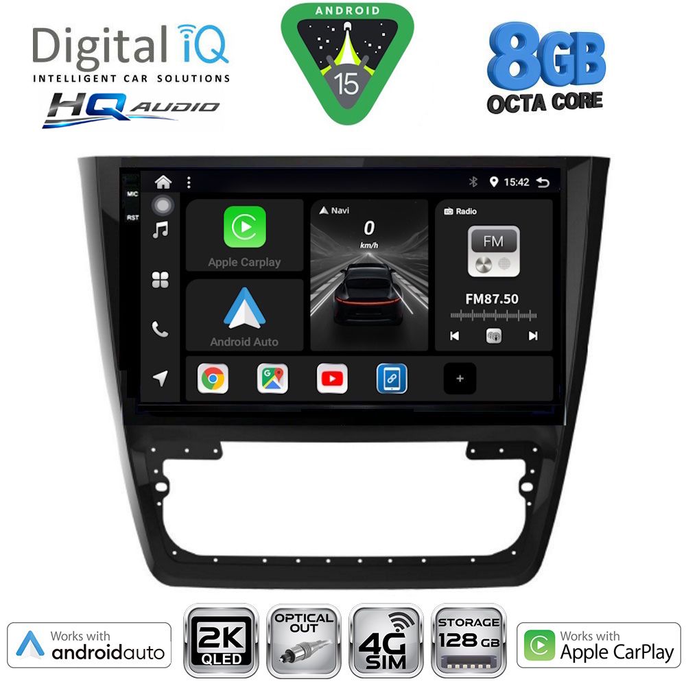 BXK20610_15 DIGITAL IQ BXK 20610_CPAA (10inc) MULTIMEDIA TABLET for SKODA YETI mod. 2014> - Image 1