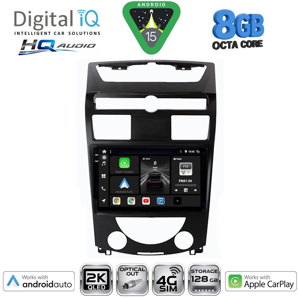 BXK20657_15 DIGITAL IQ BXK 20657_CPAA (10inc) MULTIMEDIA TABLET for SSANGYONG REXTON mod. 2006-2015 - Image 1