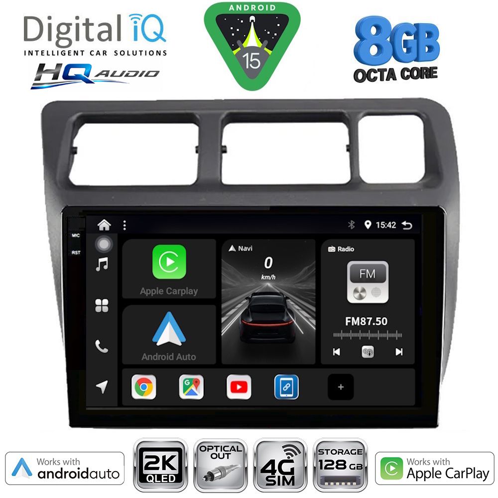 BXK20710_15 DIGITAL IQ BXK 20710_CPAA (9inc) MULTIMEDIA TABLET for TOYOTA COROLLA mod. 1992-1997 - Image 1