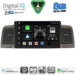DIGITAL IQ BXK 20712GR_CPAA (9inc) MULTIMEDIA TABLET for TOYOTA COROLLA mod. 2001-2006 (GREY)