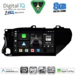 DIGITAL IQ BXK 20721_CPAA (10inc) MULTIMEDIA TABLET for TOYOTA HILUX mod. 2017-2026