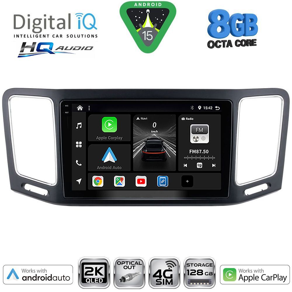 BXK20790_15-1 DIGITAL IQ BXK 20790_CPAA (9inc) MULTIMEDIA TABLET for VW SHARAN mod. 2011-2023 - Image 1