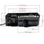 DIGITAL IQ CAMERA  AUDI_05 (AHD) HANDLE CAMERA AUDI A5-Q2-Q3-Q5-Q7 - PORSCHE - SKODA - VW mod. 2017-2024 - Image 2