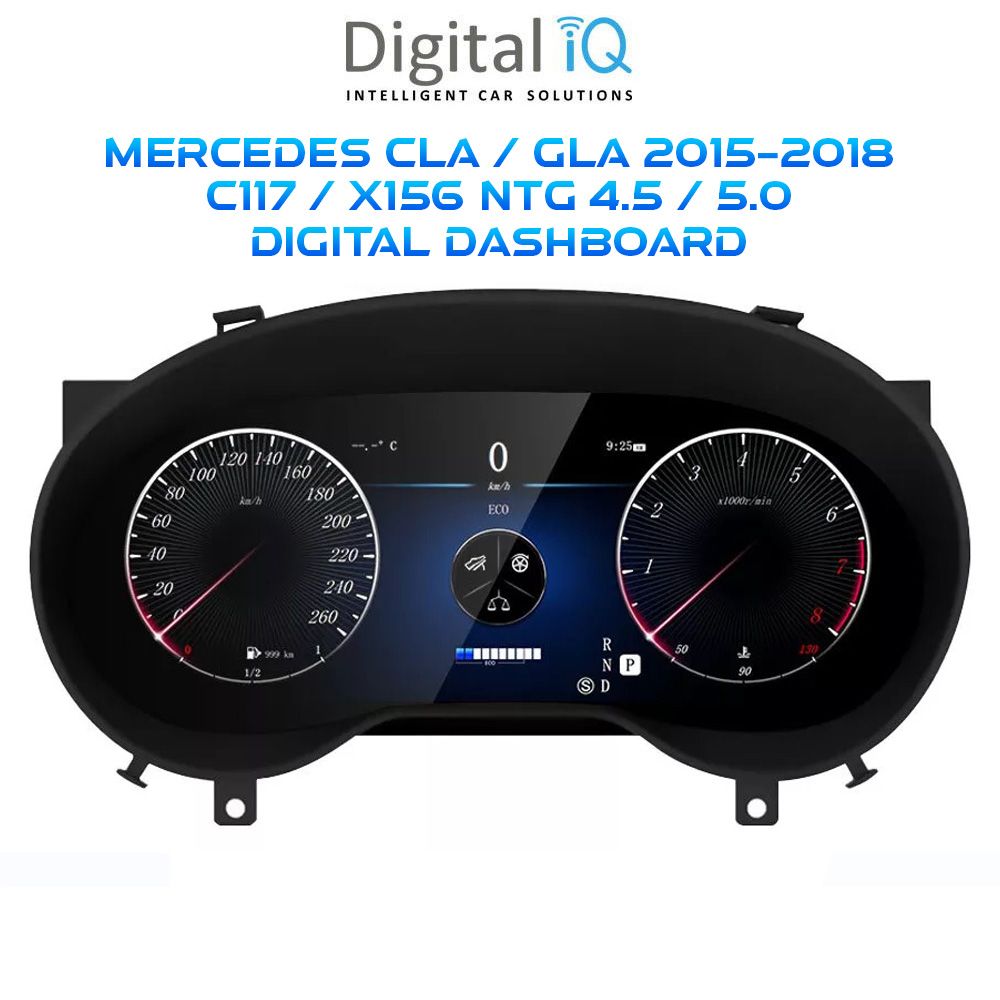 CLA_GLA_2015-18_Digital_Dashboard_01 DIGITAL IQ DDD 981_DC (12.3in) DIGITAL INSTRUMENT CLUSTER for MERCEDES A (W176) / CLA (C117) / GLA (X156) mod. 2013-2019 - Image 1