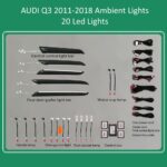 DIQ AMBIENT AUDI Q3 (8U) (Digital iQ Ambient Light for Audi Q3 mod. 2011-2018 with 20 Lights)