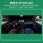 DIGITAL IQ AMBIENT 8173D_U DYNAMIC (Ambient Light for BMW X3 - X4 mod. 2018-2021 with 17 Lights, Dynamic) - Image 2