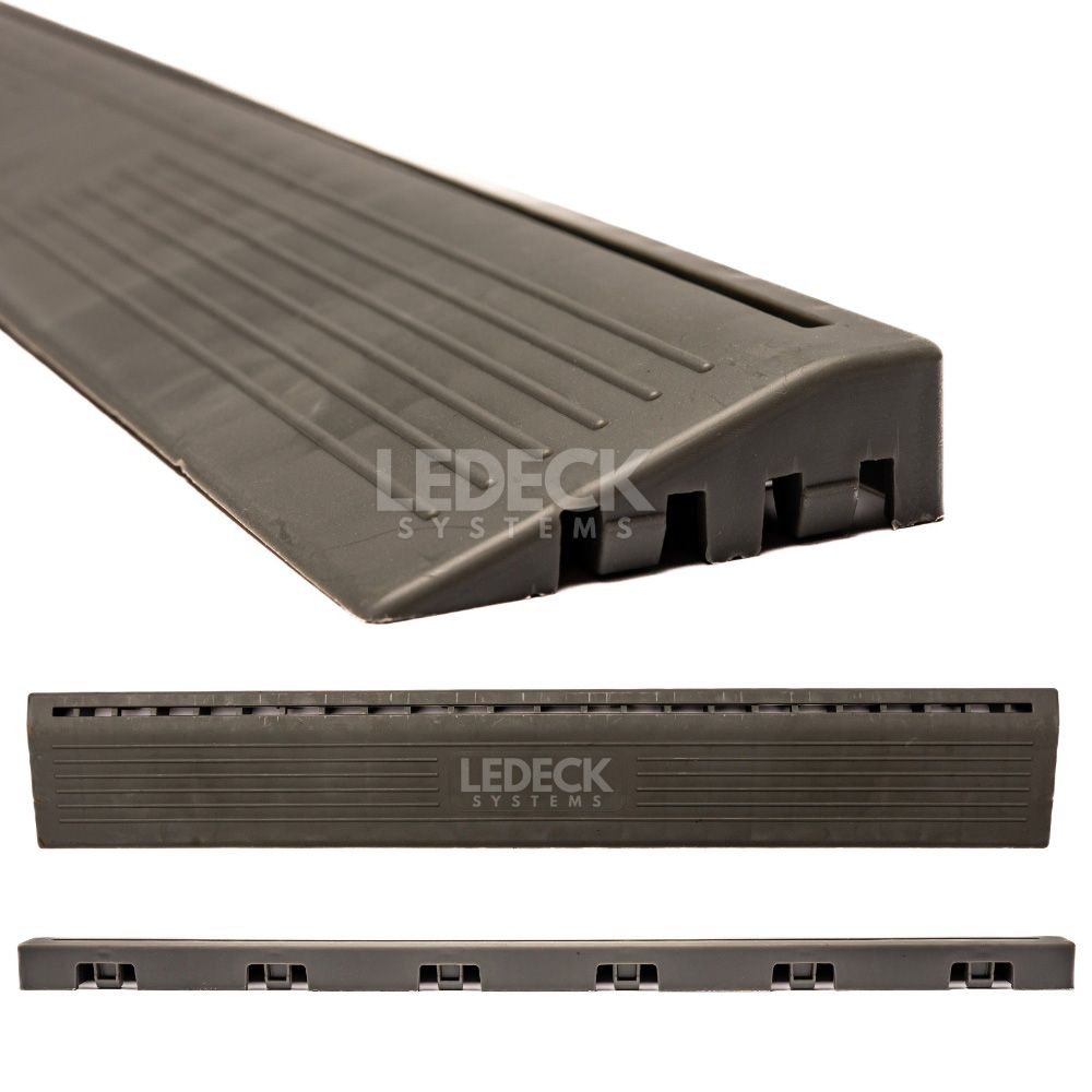 DIQ_PLASTIC_FLOORING_RAMP_INTERNAL_MALE_GREY_01 DIGITAL IQ PLASTIC FLOOR RAMP MALE (GREY) - Image 1