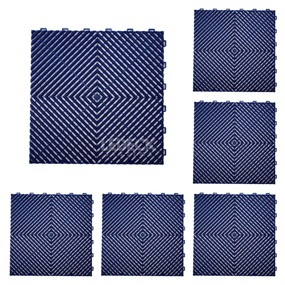 DIQ_PLASTIC_FLOOR_TILES_6xBLUE_01 DIGITAL IQ PLASTIC FLOOR TILES 6TEM (BLUE) - Image 1