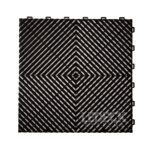 DIGITAL IQ PLASTIC FLOOR TILES 6TEM (BLACK) - Image 2