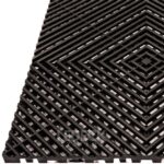 DIGITAL IQ PLASTIC FLOOR TILES 6TEM (BLACK) - Image 5