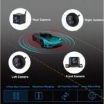 DIGITAL IQ CAM 360° - SET 4 CAMERAS ΠΑΝΟΡΑΜΙΚΗΣ ΘΕΑΣΗΣ (360ο BIRDVIEW) για οθόνες ANDROID DIGITAL IQ σειράς BXF-BXK - Image 2