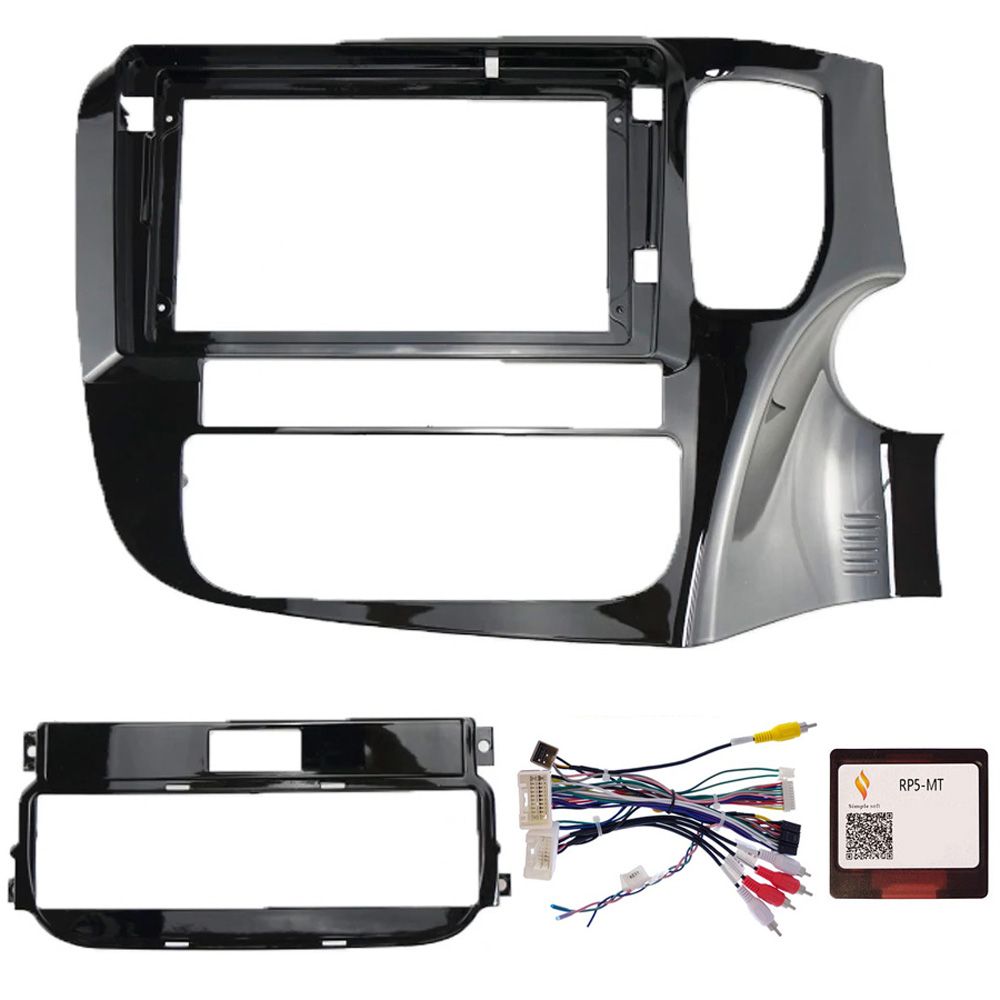 MITSUBISHI_OUTLANDER_2013-20_FRAME_440-443_RHD DIGITAL IQ FRAME 9inc MT OUTLANDER 2013-2022 CLIMA (R440-443) RHD - Image 1