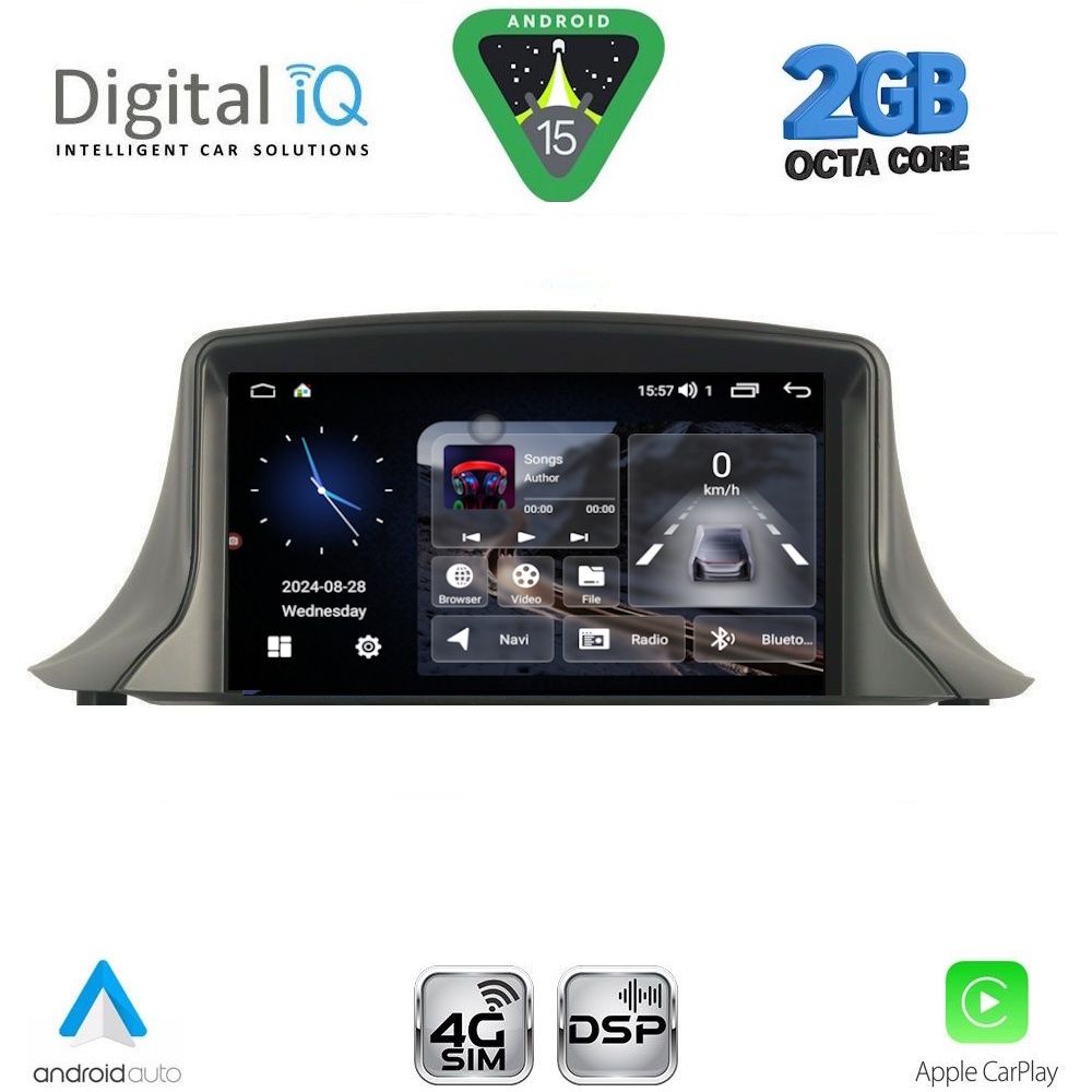MSF345-15-1 DIGITAL IQ BLF 345_CPA (7" DECK) MULTIMEDIA OEM for RENAULT MEGANE III mod. 2009-2015 - Image 1