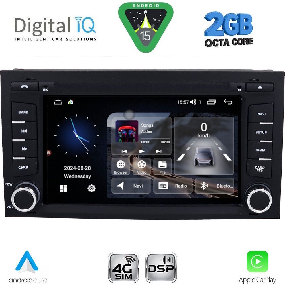 MSF347-15 DIGITAL IQ MSF 347_CPA (7” DECK) MULTIMEDIA SYSTEM for SEAT LEON mod. 2012-2021 – IBIZA mod. 2015-2017 - Image 1