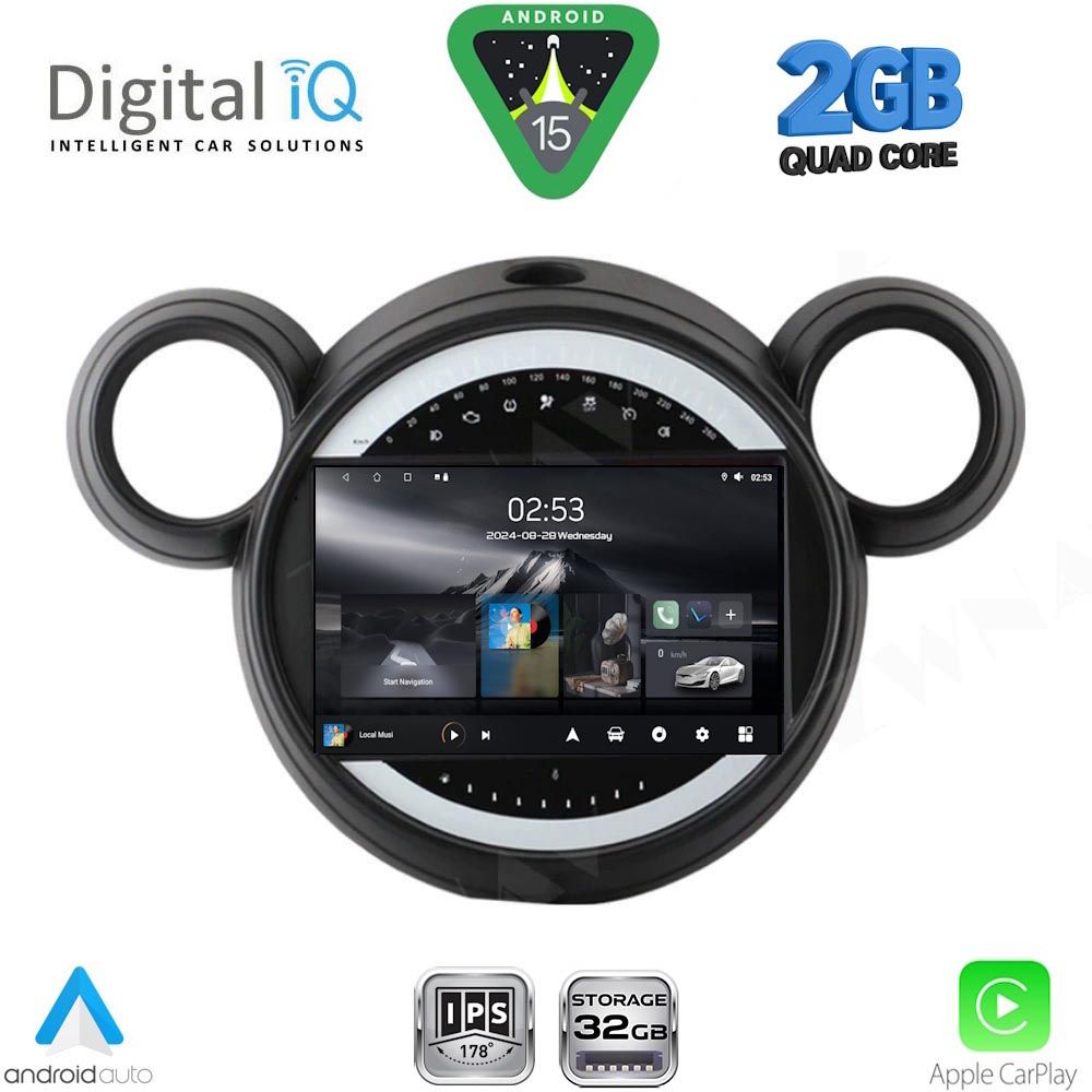 RSD1065_15 DIGITAL IQ RSD 1065_CPA (9inc) MULTIMEDIA TABLET for MINI COUNTRYMAN (R60) mod. 2010-2016 – PACEMAN (R61) mod. 2013-2016 - Image 1